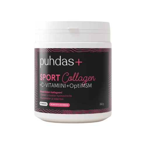 Puhdas+ Sport Collagen + C-vitamiini + OptiMSM
