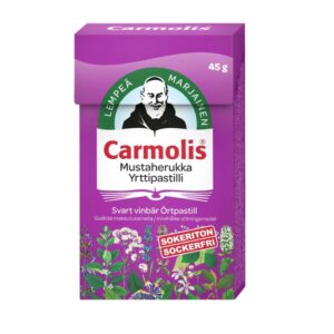 Carmolis Yrttipastilli Mustaherukka