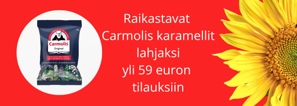Carmolis karamellit lahjaksi tilauksiin